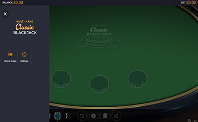 All Star Games Blackjack Selection