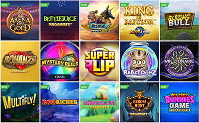 Betsson Casino Slot Selection 