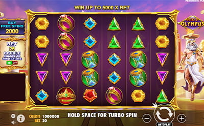 Gates of Olympus Slot Game at Expekt Casino