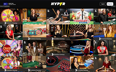 Hyper Casino Blackjack Selection