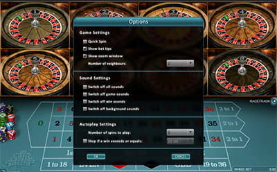 Multi Wheel Roulette Options