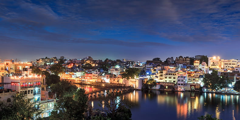 Mumbai Historical Buildings at Night