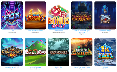 Slot Selection at Barz Casino