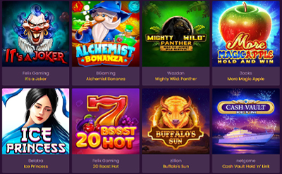 Slot Selection at Bizzo Casino