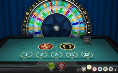 Bet on the Superwheel at InterCasino