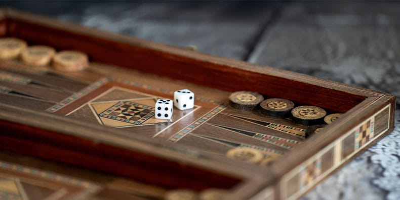 A Backgammon Table