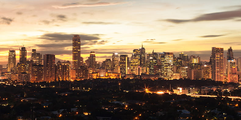 Night Manila High Floor View