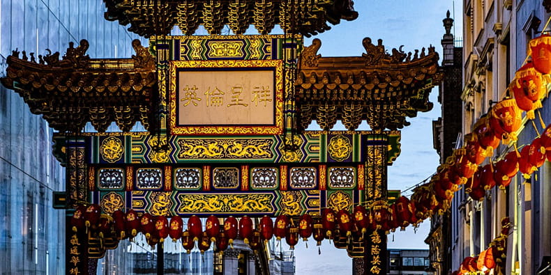 Chinatown's Entrance in London