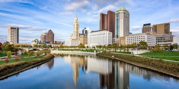 Front View of the Ohio Statehouse