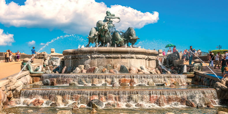 The Fountain of Gefjon in Copenhagen