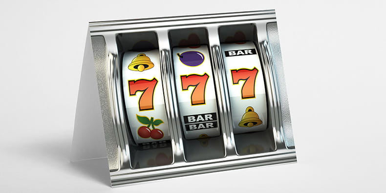 Slot Machine Postcard by MANolan