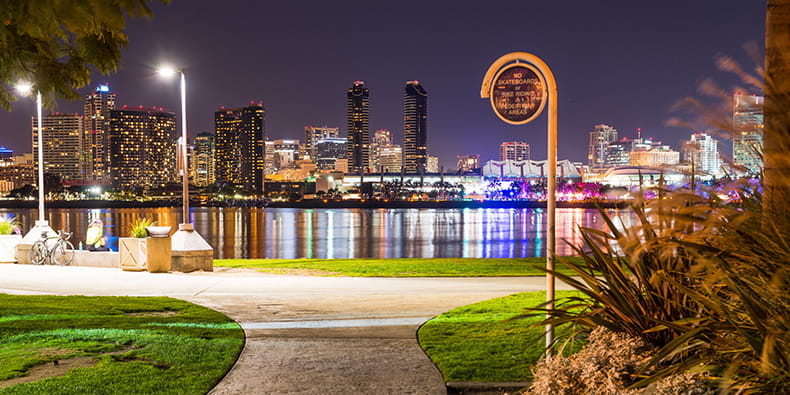 People walking on San Diego streets