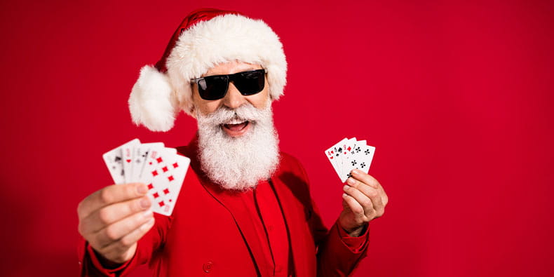 Santa Claus Gambler by Roman Samborskyi