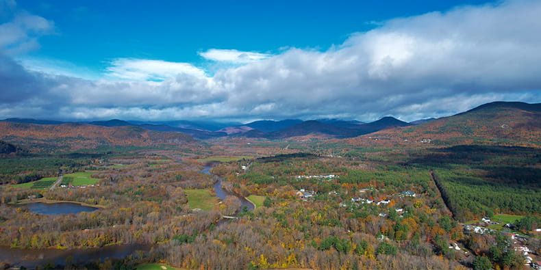 North American nature during fall