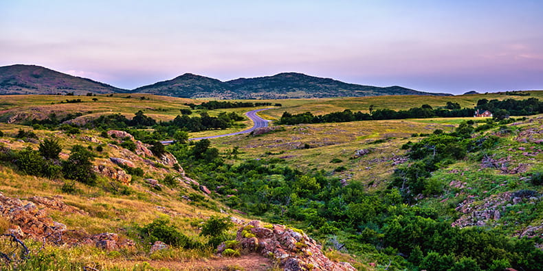 Fantastic photo of the grassfrields of Oklahoma